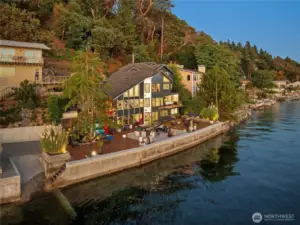 Situated towards the end of this waterfront home lined road, you can experience endless privacy, wildlife sightings, and beautiful sunsets