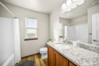 Second floor full bathroom.