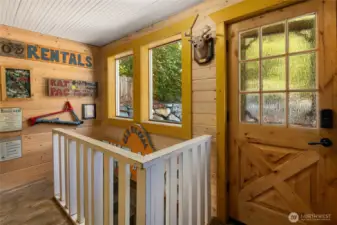 Back entry