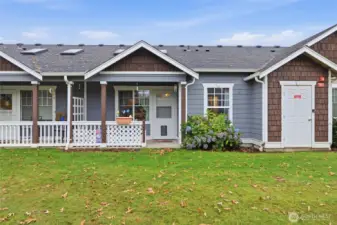 Front of 102 facing Correll Drive. Park in the back by the garage is best.