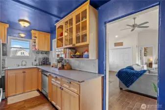 Kitchen with tons of potential.