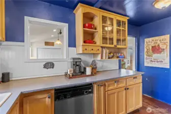 Kitchen with tons of potential.