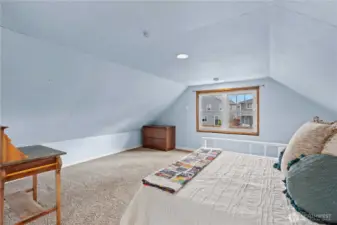 Upstairs you’ll find two additional rooms, providing flexible space for bedrooms, an office, or extra living area.