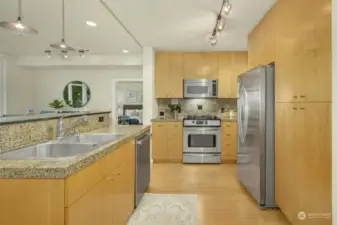 All stainless appliances