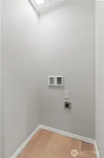 B/Lower Floor: Laundry Closet is setup for Stackable Unit. (not included)