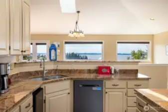 Gourmet kitchen with top end appliances