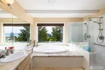 Luxury walk-in shower