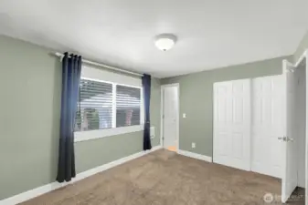 inside the primary bedroom
