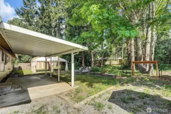Back covered patio