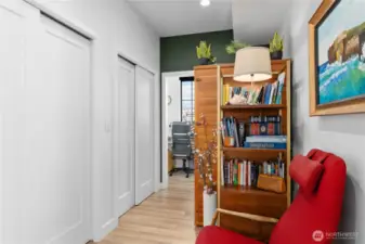 Office and Den area with so much storage
