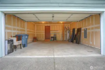 Amply space for added storage & shelving...