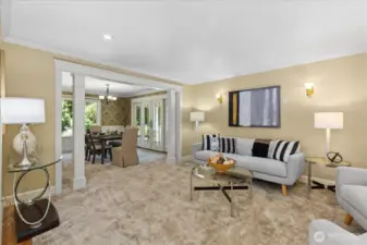 Living Room and Dining Area