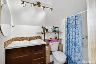 ADU - Bathroom with walk-in shower.