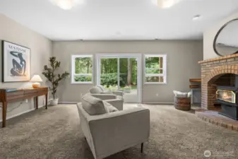 downstairs den