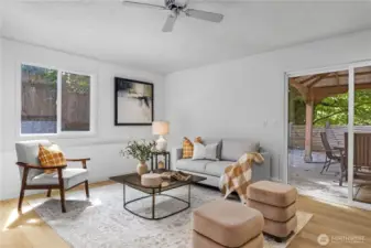 Lower level family room