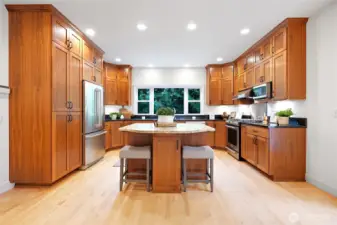 So much storage and newer appliances.