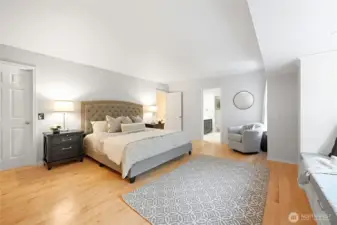 So much space in this suite.
