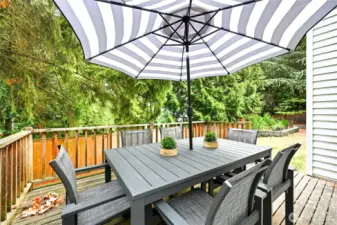 This handy deck will be rebuilt before closing. Permit is nearly approved!