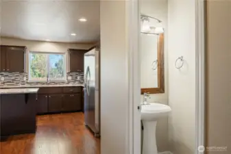 Half bath downstairs