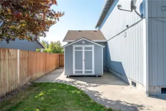 Storage shed for all your extras