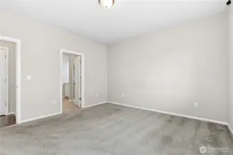 Nice sized Primary Suite with lots of light