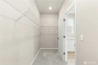 Large Walk in closet in Primary