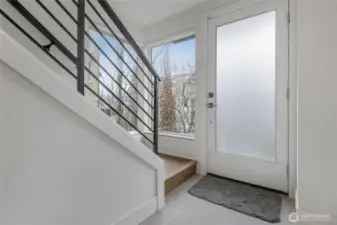 Entry foyer with clean lines and natural light.