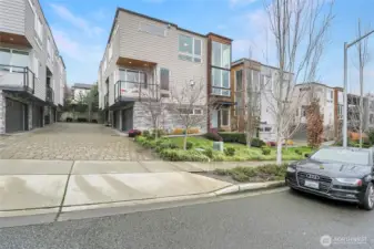 Two guest parking spots.