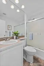 Master bathroom with full tub.