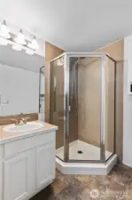 Downstairs bathroom.