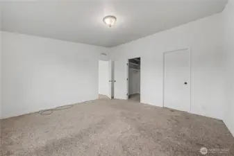Primary Bedroom to the right