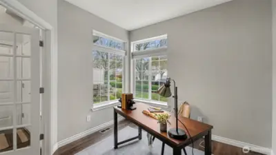 Office with natural light