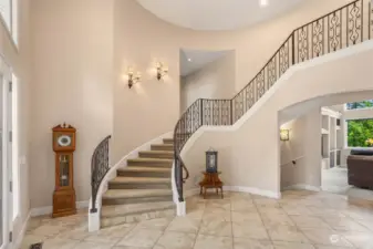 Grand Entrance and Spiral Staircase