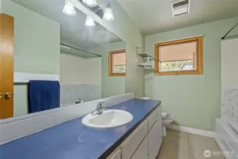 Hall Full Bathroom.