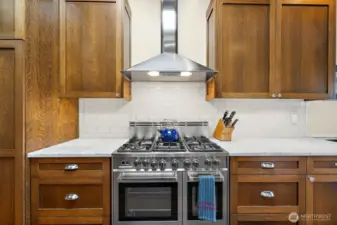 Your cook station is a chef's delight ready to cook up prime meals.