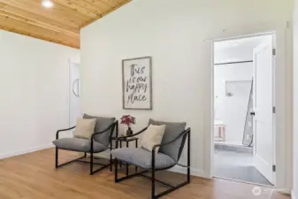 Primary is so generously sized it's sure to accomodate your furnishings.