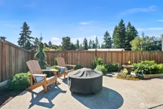 More patio space