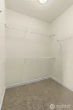 Walk in closet is always nice