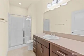 Hall bath on the main floor