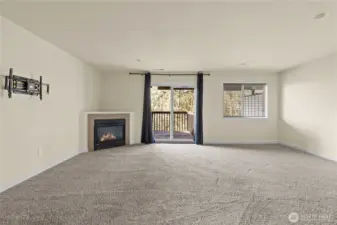 Huge lower level recreation room!