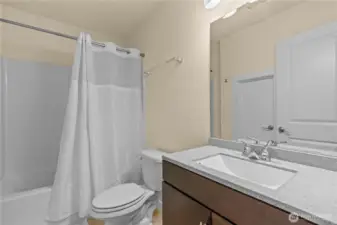 Lower level full bath