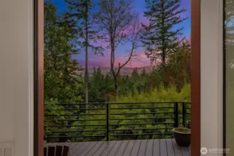 Enjoy the gorgeous view while you entertain family and friends