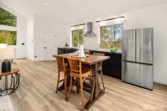 Full kitchen, all appliances new in 2023.  W/H new in 2025.