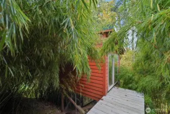 Feels like a fairy land going to the sauna