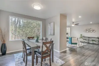 Dining and Living room