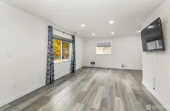 From the front door shows how much room you have in the living area