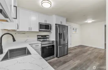 Plenty of storage and counter space