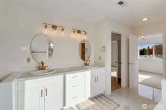 Updated Primary bathroom