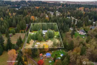 Approximate aerial boundary lines