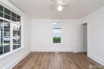 Front bedroom with nice sized closet.